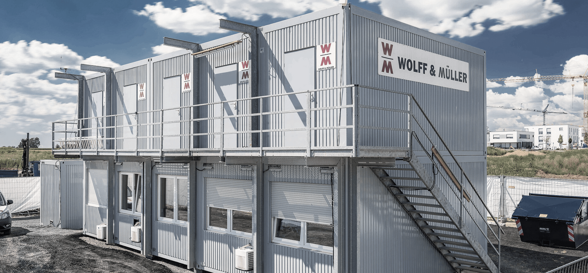 Container Baustelle Baustellencontainer | KLEUSBERG Mobile Raumsysteme