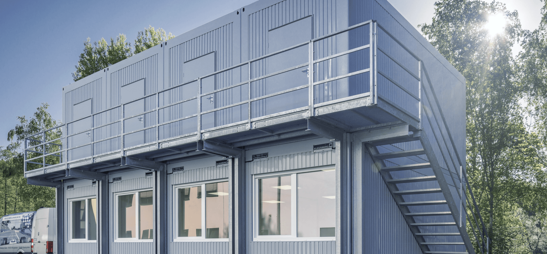 Container Baustelle Baustellencontainer | KLEUSBERG Mobile Raumsysteme